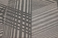 5'4" x 7'8" Hand Woven 100% Wool Flatweave Area Rug Contemporary Gray