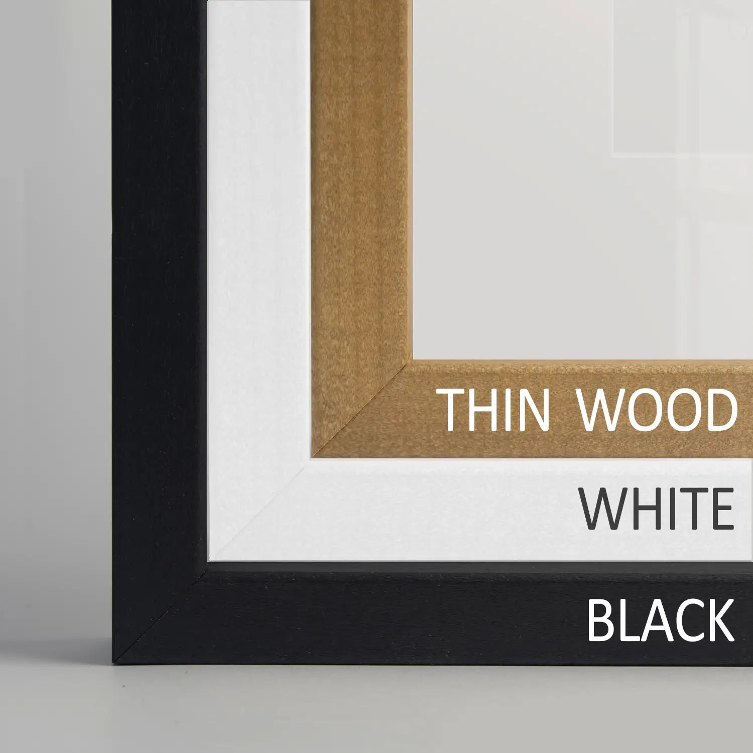Gold & Blue Brush Strokes. Luxury 3 Piece Abstract Wall Art