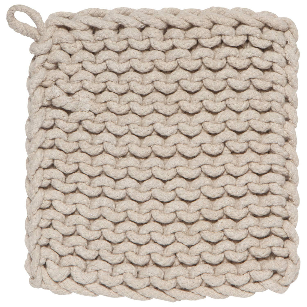 Danica Heirloom - Dove Gray Knit Potholder