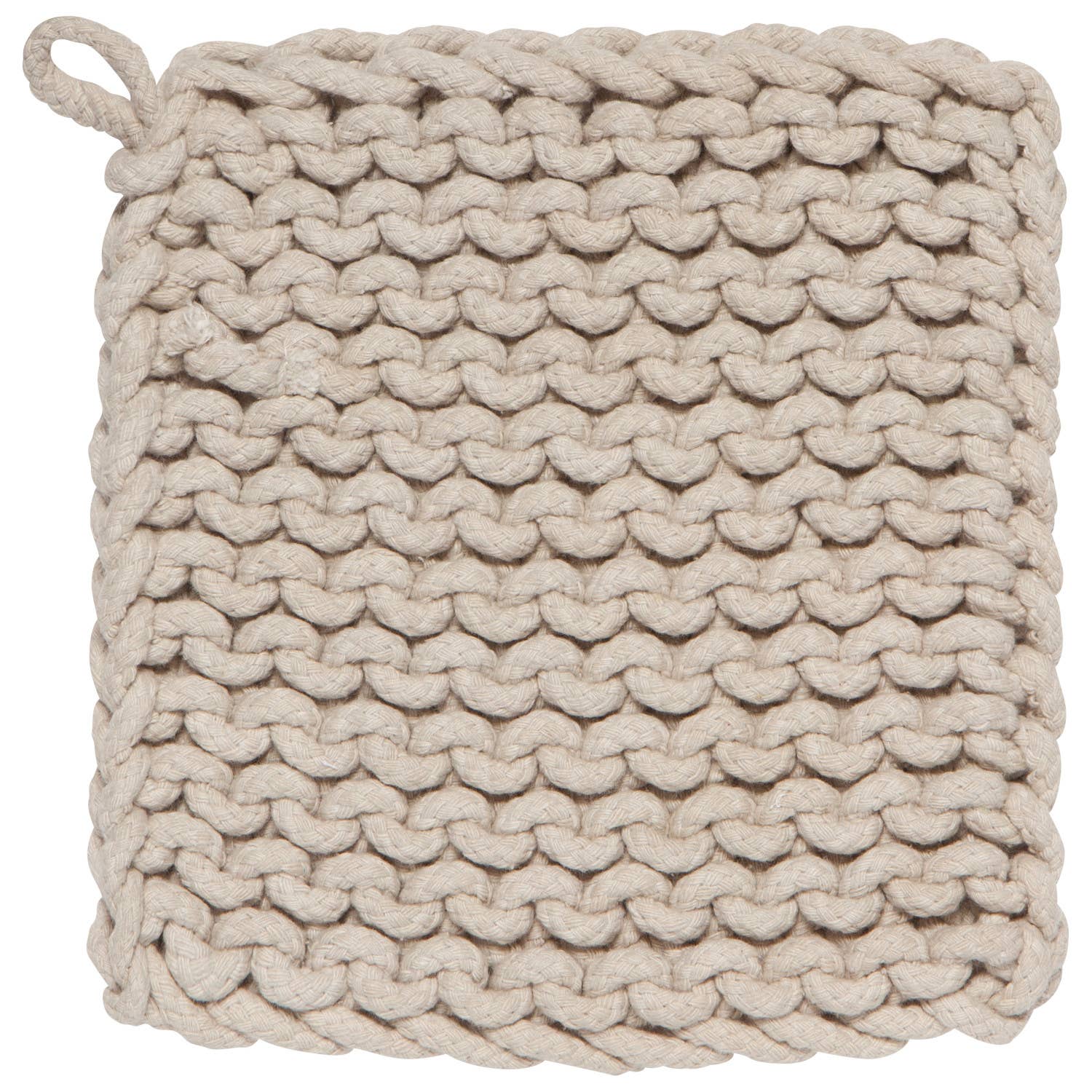 Danica Heirloom - Dove Gray Knit Potholder