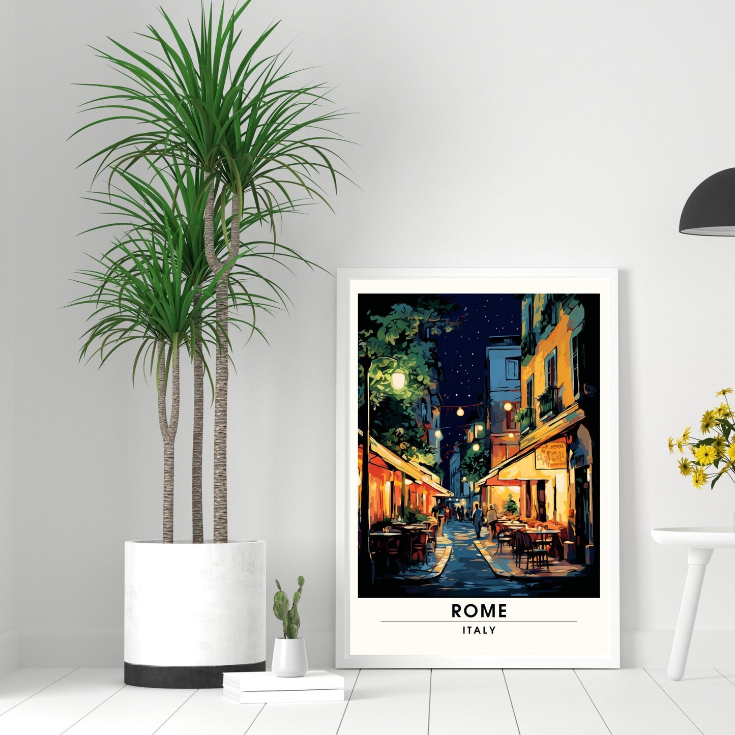 Affiche Rome | impression de voyage Rome  | Impression Rome  | Affiche Italie | Rome la nuit